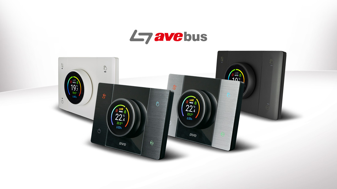 Thermostat for the smart home, now also in AVEbus version